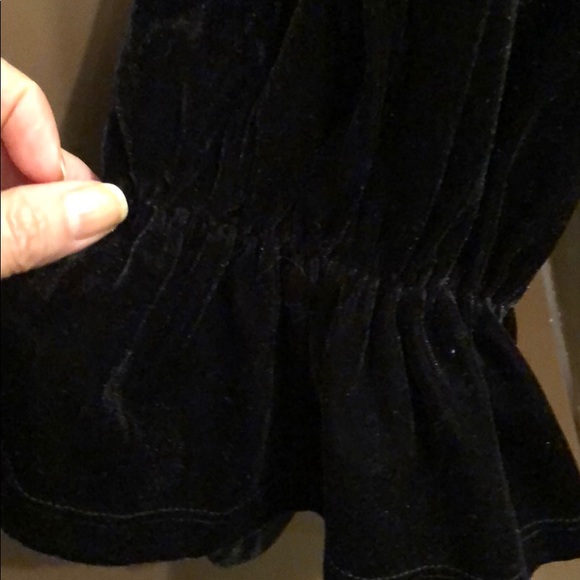 Black Velour Rafaella Top L - Picture 3 of 3